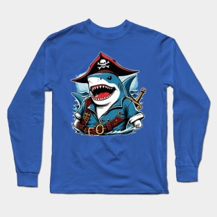 Cool funny shark kids tshirts and more gifts Long Sleeve T-Shirt